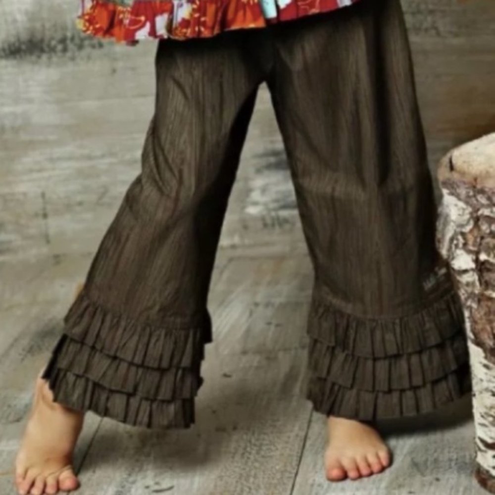 2 Matilda Jane Girls Ruffle Leggings Pants 12